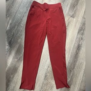 Athleta Brooklyn Ankle Pants Red Size 0